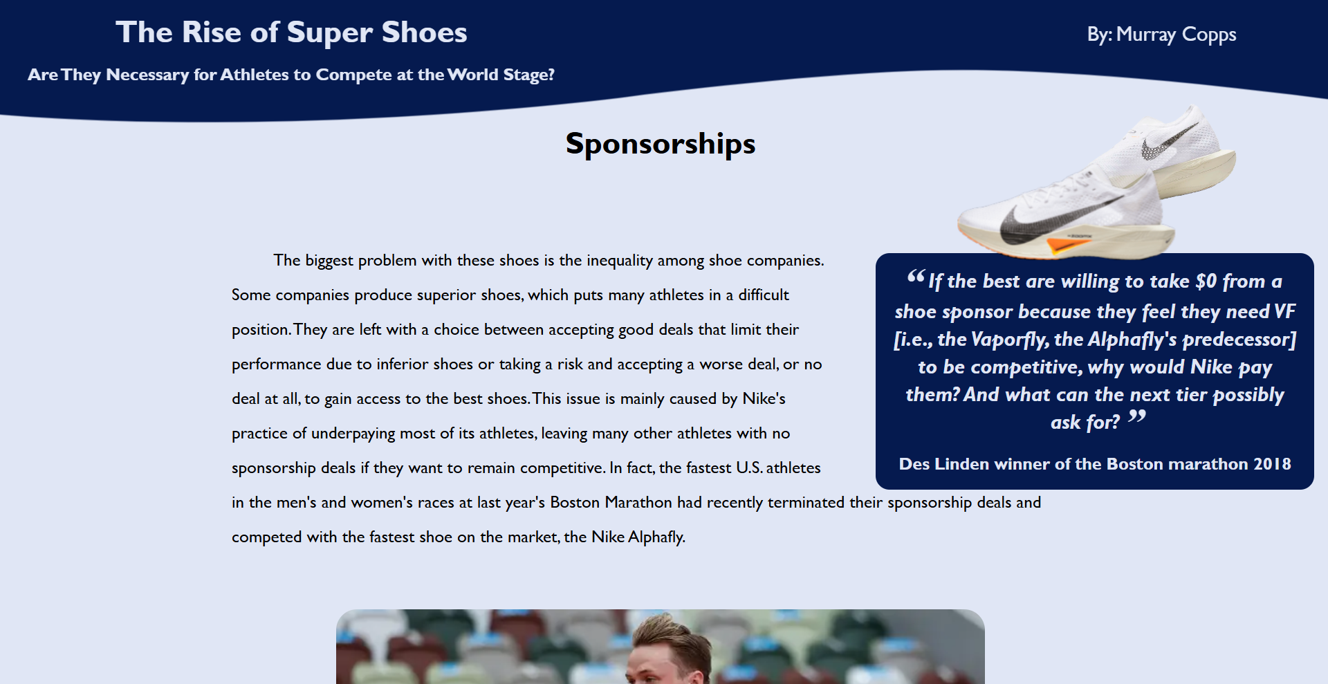 Super Shoes Senior Project